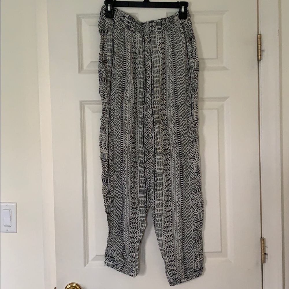 Aztec Pattern Flowy Pants - image 3